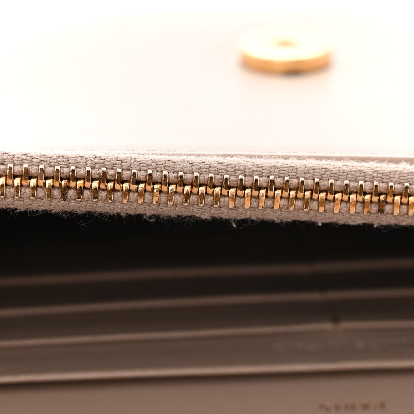 Smooth Calfskin Classic Monogram Kate Tassel Chain Wallet