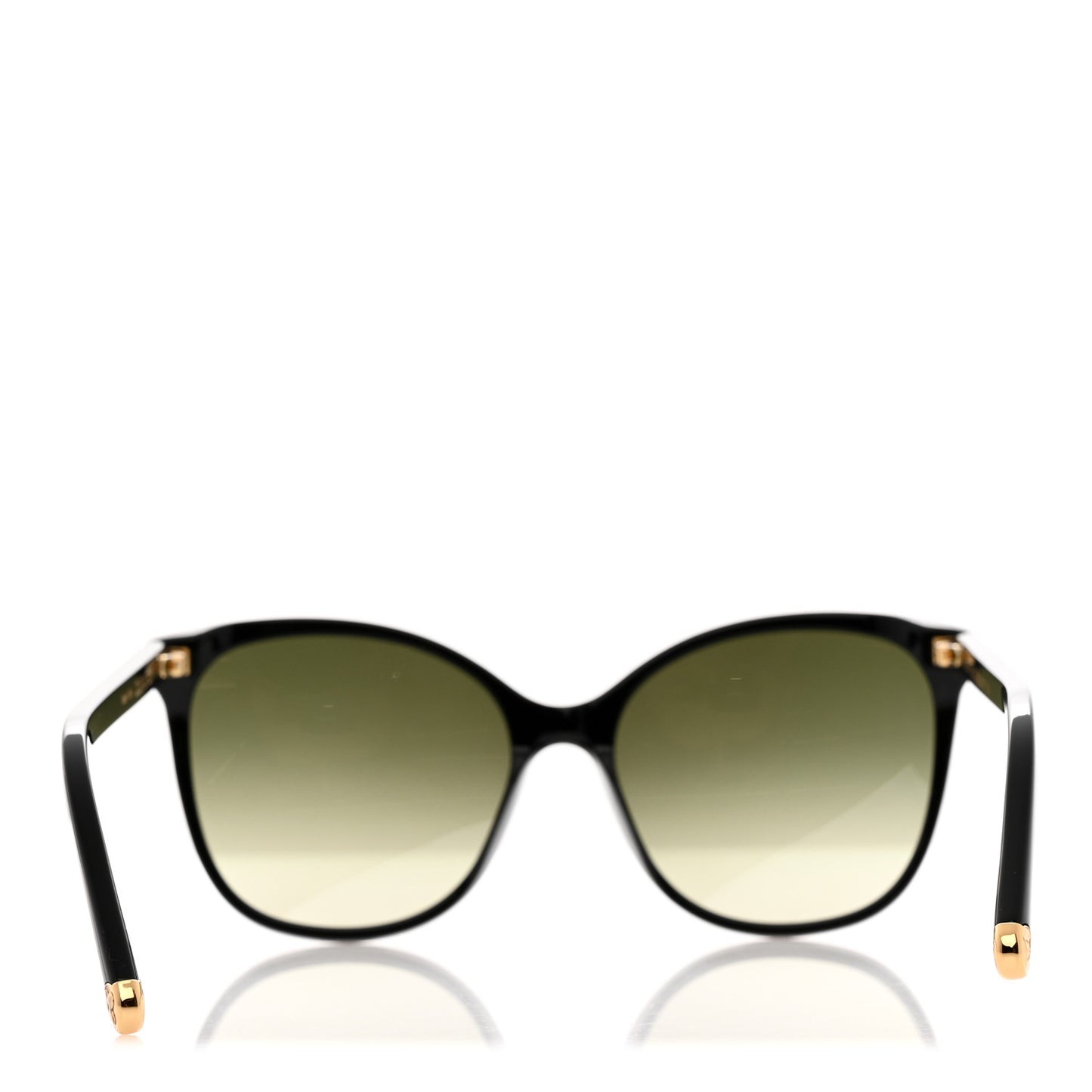 Acetate My Monogram Light Cat Eye Sunglasses Z1657W Black