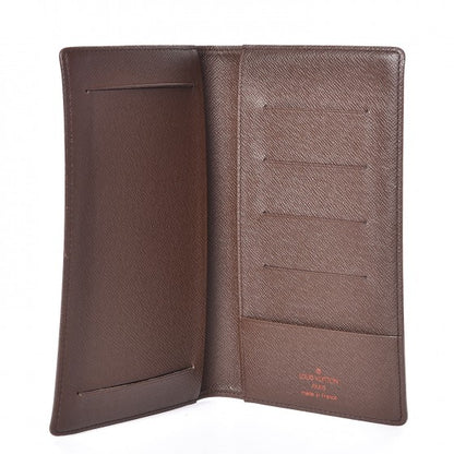 Louis Vuitton Damier Ebene Checkbook Cover Wallet 5 of 7