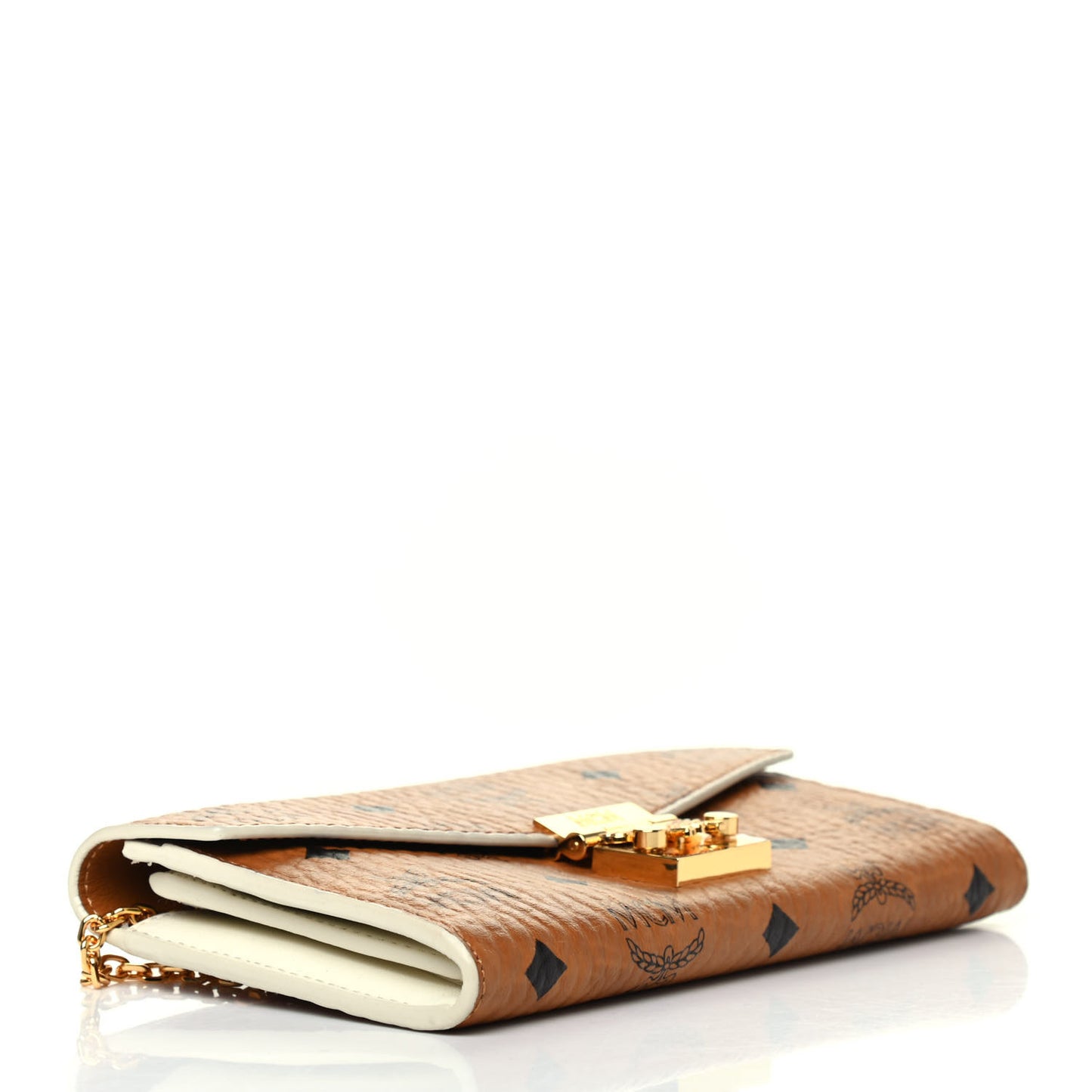 Visetos Large Patricia Wallet On Chain Cognac