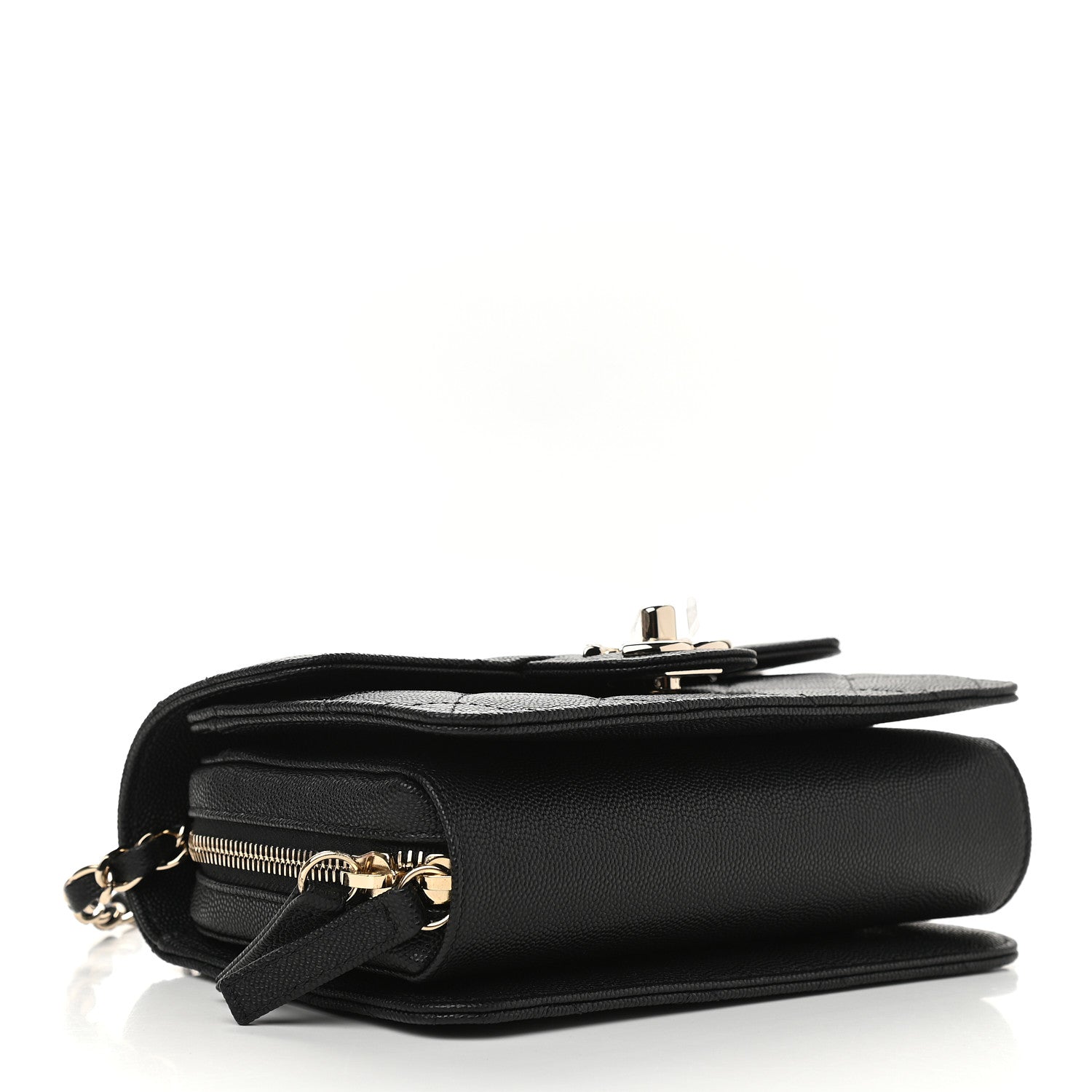 Chanel Caviar Quilted Like A Wallet Flap Black 4 of 9