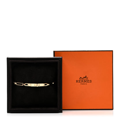 Hermes 18K Yellow Gold PM Kelly Chaine Bracelet XS 4 of 4