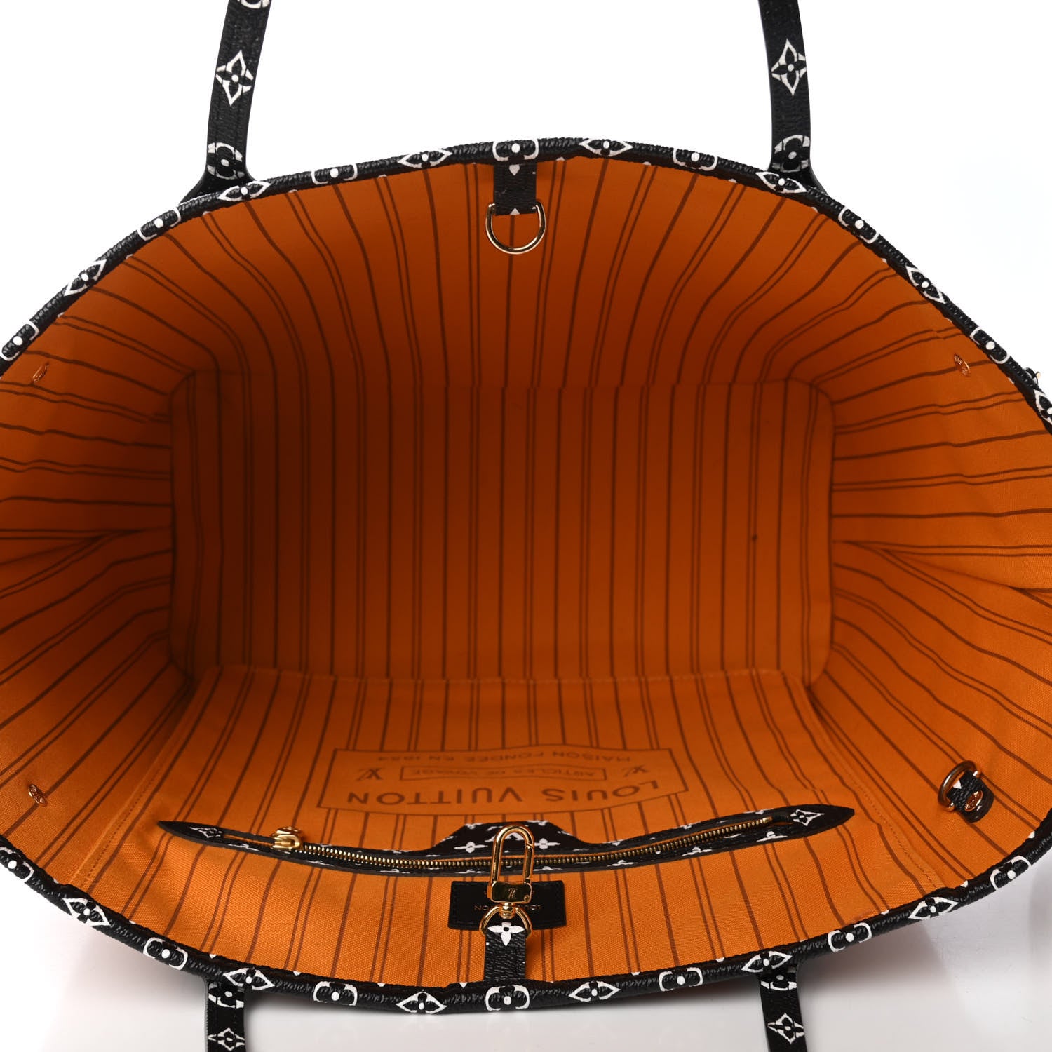 Louis Vuitton Monogram Giant Jungle Neverfull MM Black 4 of 4