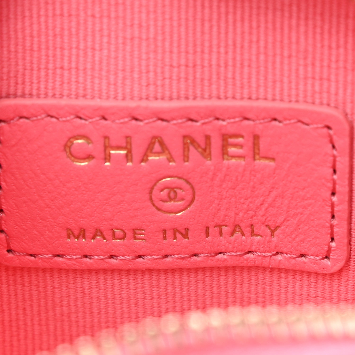 Chanel Lambskin Quilted CC In Love Heart Zipped Arm Coin Purse Pink 6 of 8