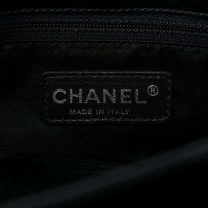 Chanel Sequin Tweed Icons Large Accordion 3 Flap Black 6 of 12