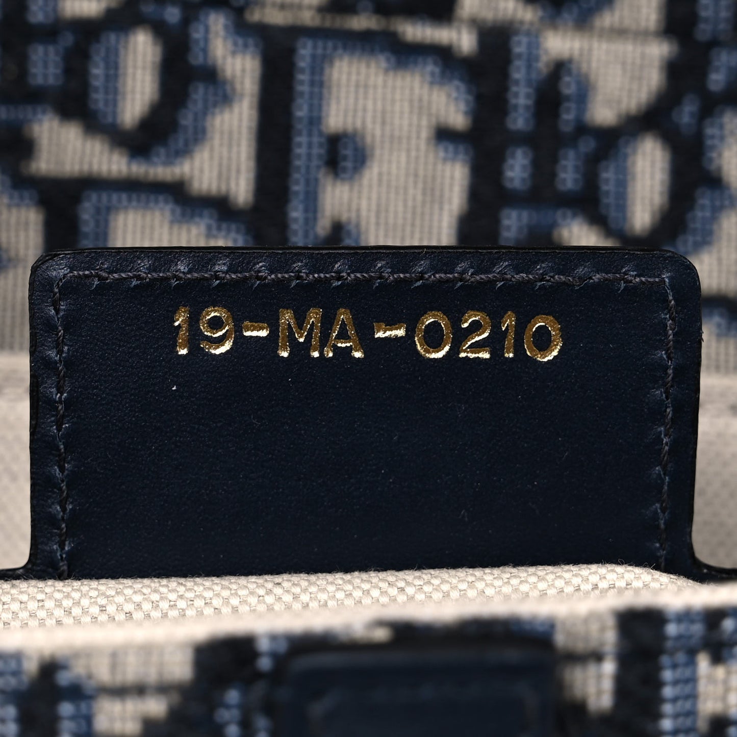 Oblique Saddle Bag Blue