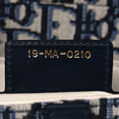 Christian Dior Oblique Saddle Bag Blue 7 of 11