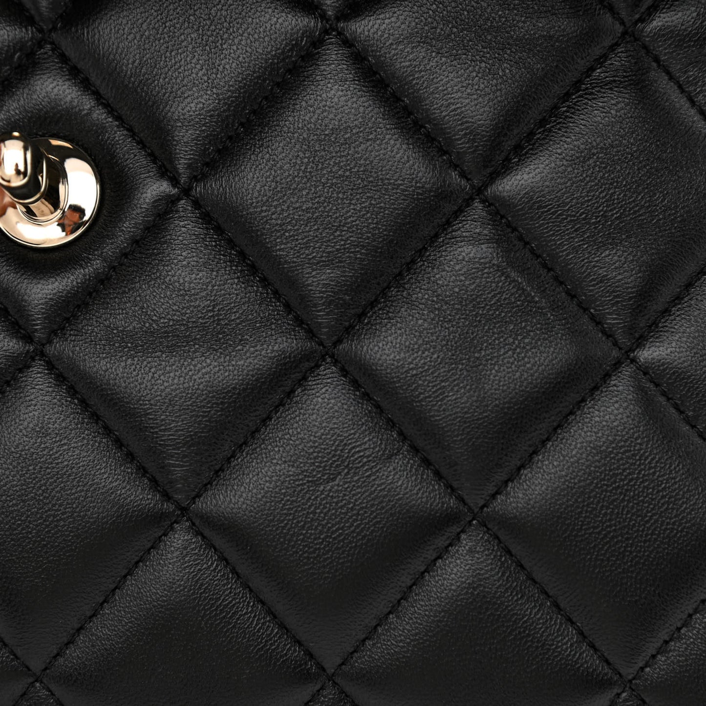 Lambskin Quilted Small Trendy CC Dual Handle Flap Bag Black