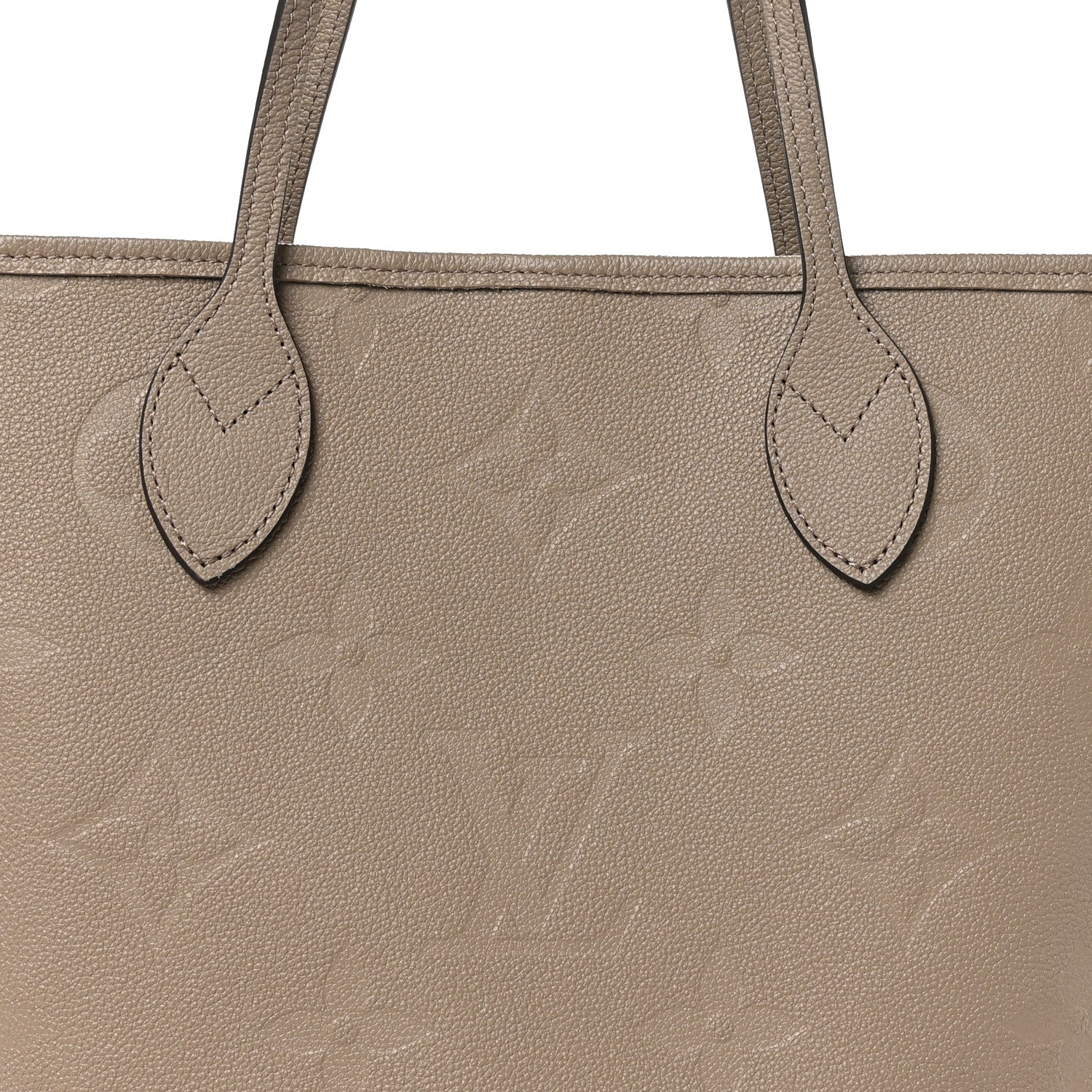Louis Vuitton Empreinte Monogram Giant Neverfull MM Tourterelle 9 of 11