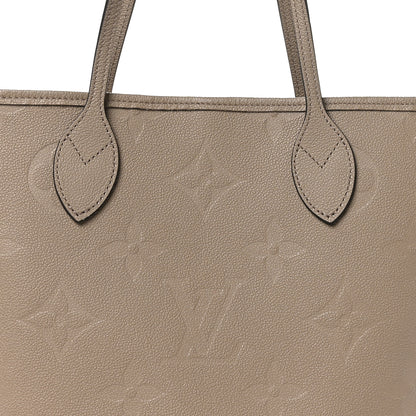 Louis Vuitton Empreinte Monogram Giant Neverfull MM Tourterelle 9 of 11