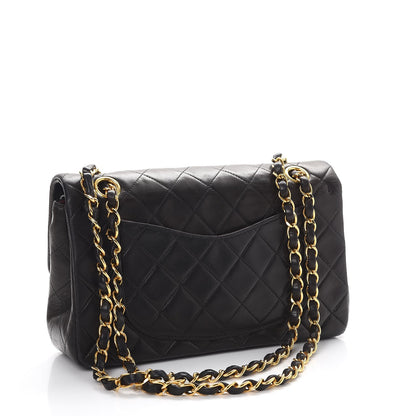 Chanel Lambskin Quilted Small Double Flap Black 4 of 16
