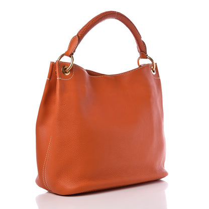 Prada Vitello Daino Hobo Papaya 3 of 7