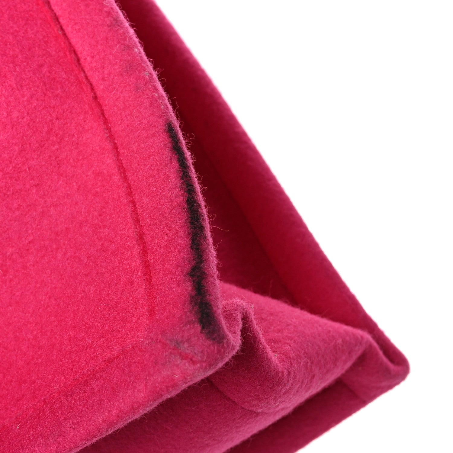 Saint Laurent Wool Rive Gauche Tote Fuchsia 11 of 13