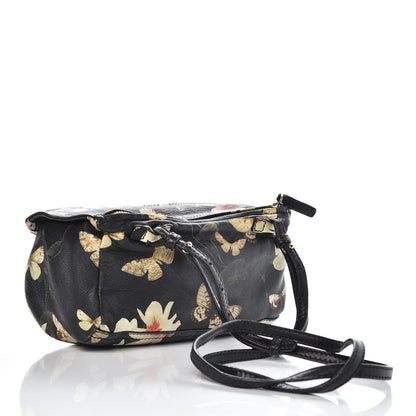 Givenchy Lambskin Magnolia and Moth Print Mini Pandora Black 4 of 7