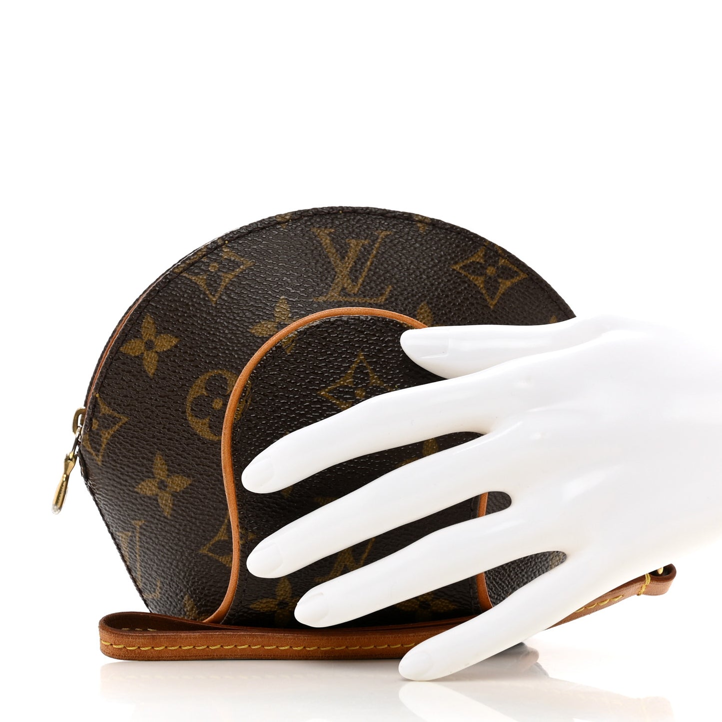 Monogram Mini Ellipse Wristlet Clutch