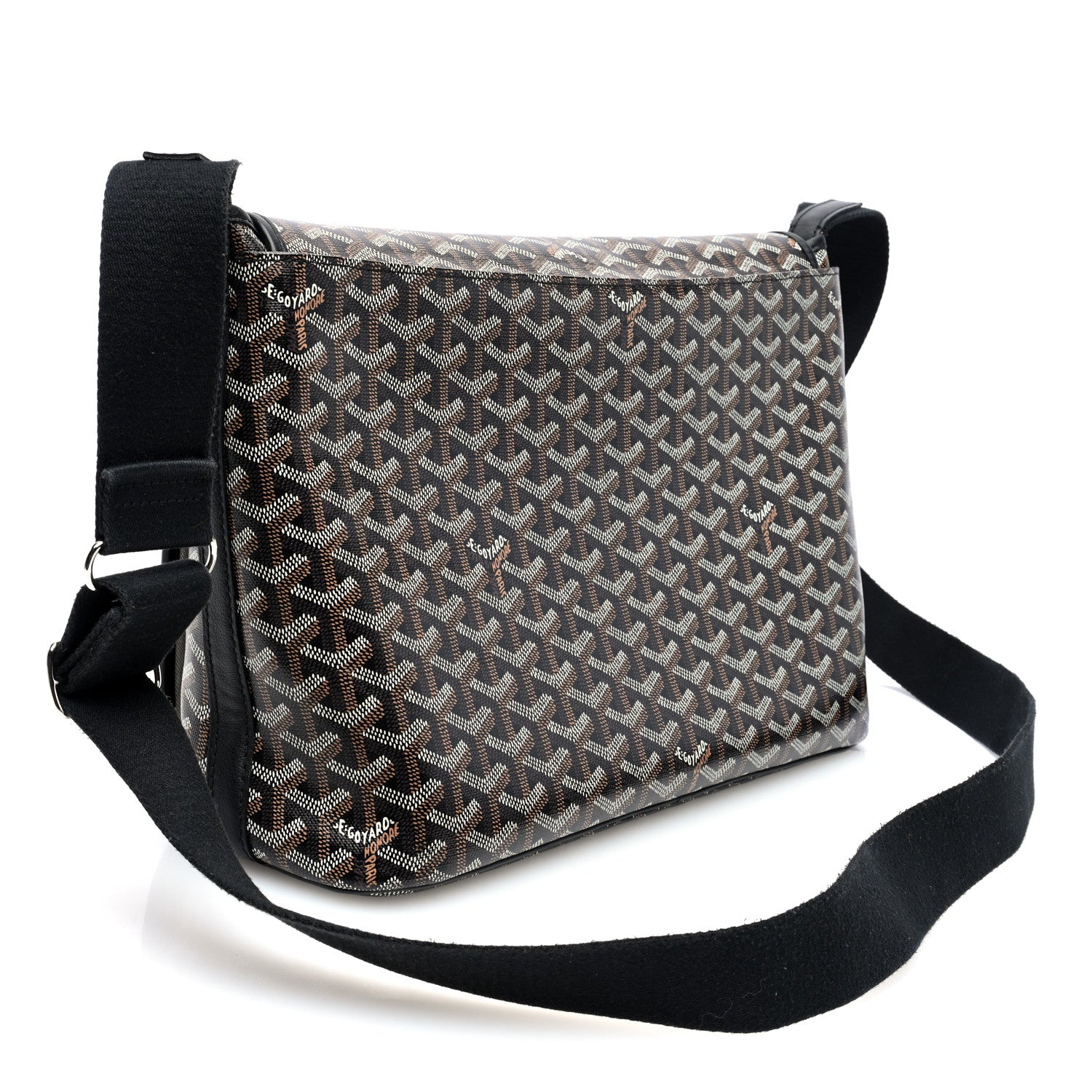Goyard Goyardine Capetien Messenger Bag Black 3 of 10