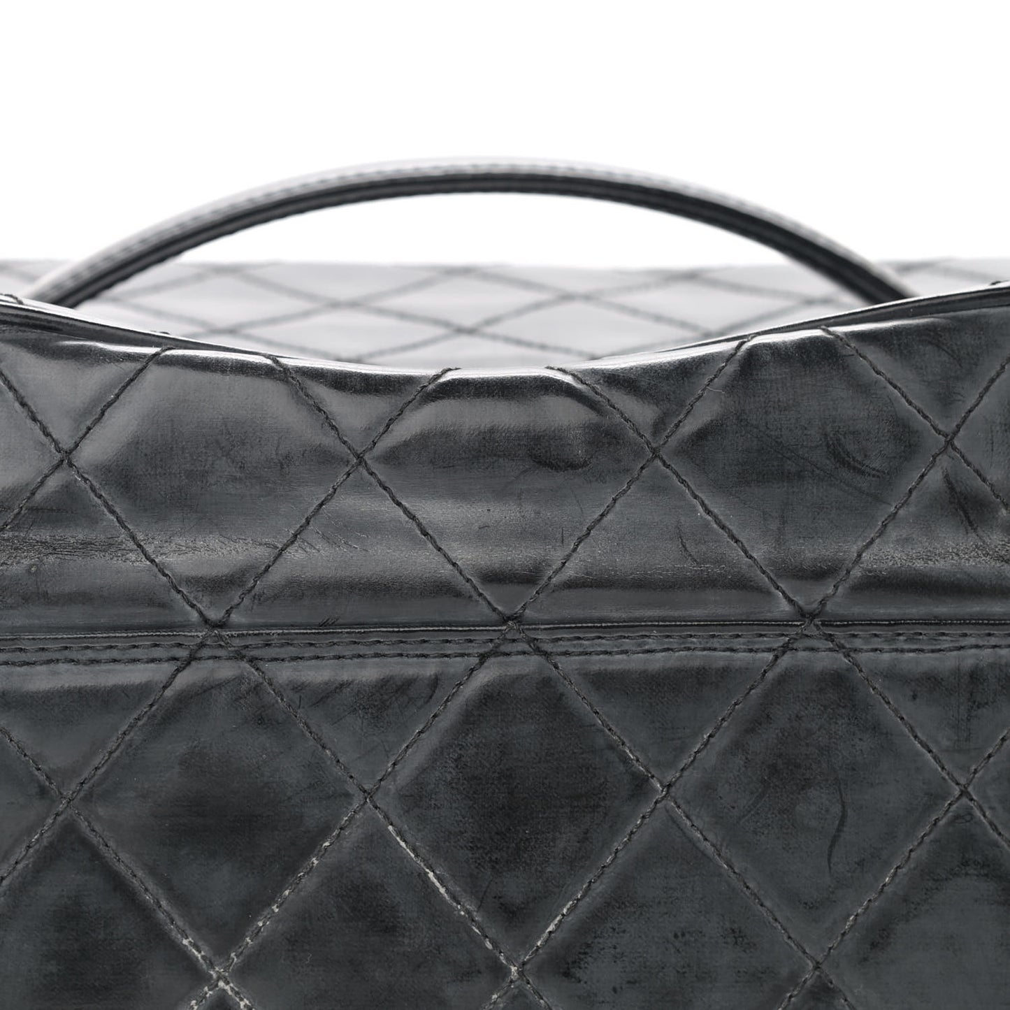 Lambskin Quilted Vanity Black
