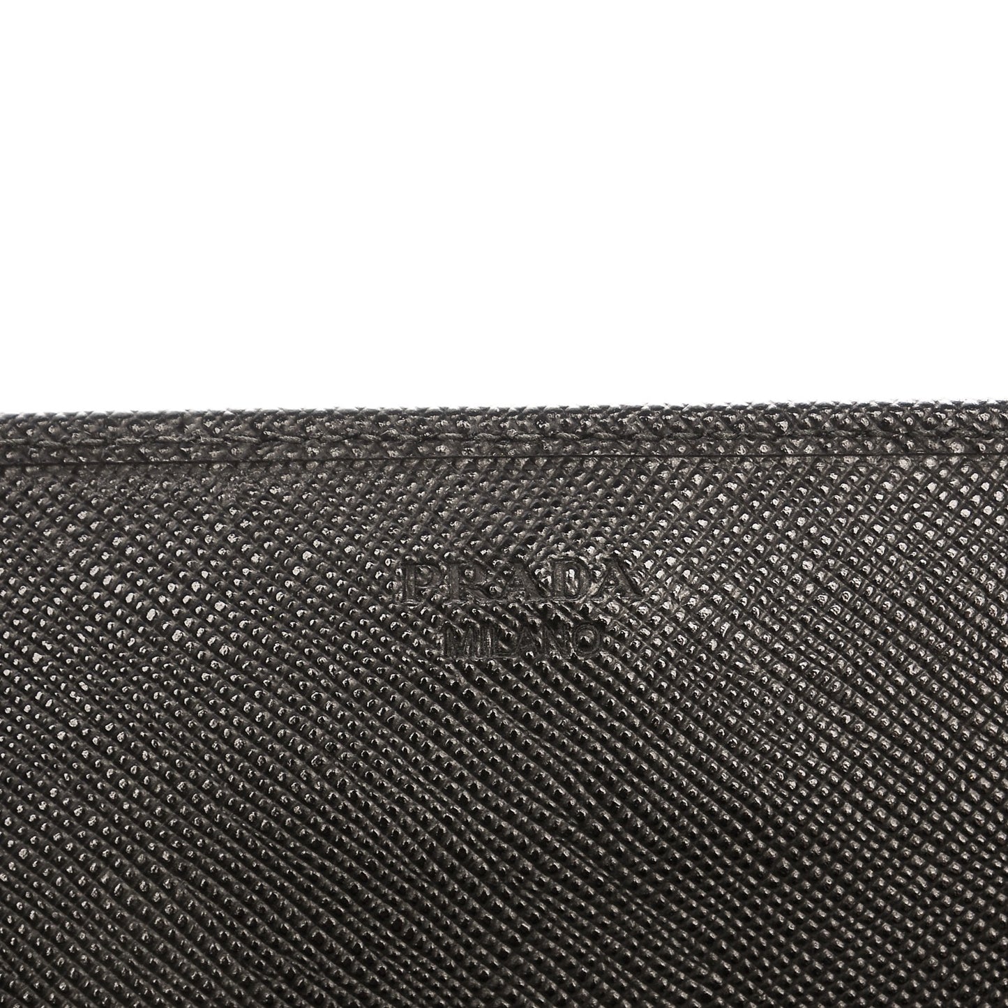 Saffiano Metal Oro Chain Wallet Nero Black