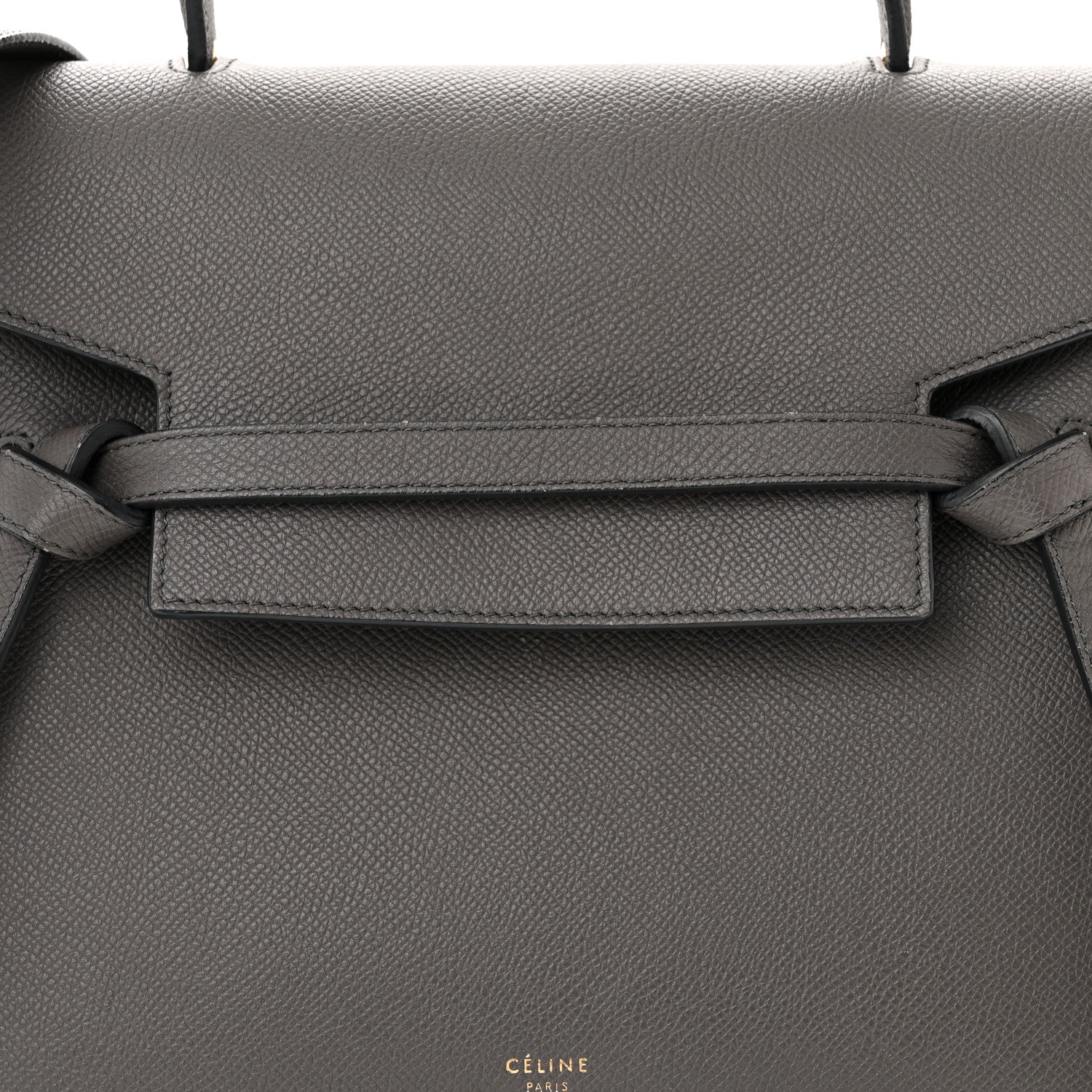 Celine Grained Calfskin Micro Belt Bag Grey 9 of 12