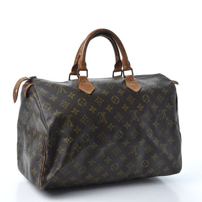 Louis Vuitton Monogram Speedy 35 2 of 9