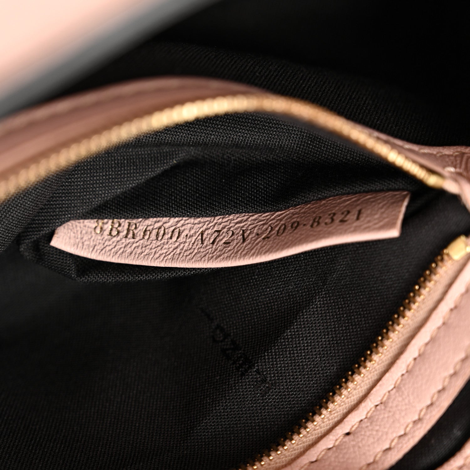 Fendi Nappa FF 1974 Embossed Baguette Rosa Quarzo 7 of 12