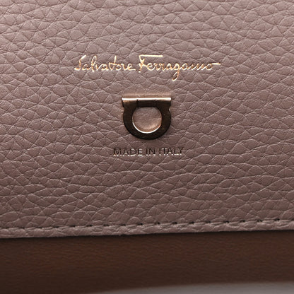 Salvatore Ferragamo Calfskin Studio Bag Caraway Seed 6 of 9