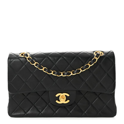 Chanel Lambskin Quilted Small Double Flap Black 1 of 10
