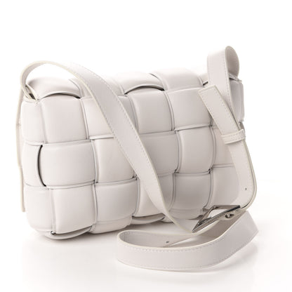 Bottega Veneta Nappa Maxi Intreccio Padded Cassette Crossbody Bag Chalk 3 of 9