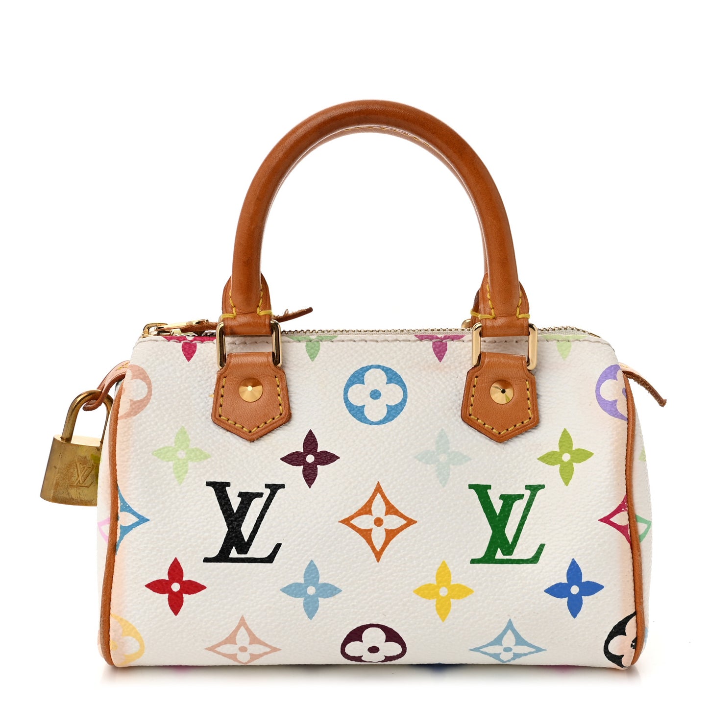 Monogram Multicolor Mini Sac HL Speedy White