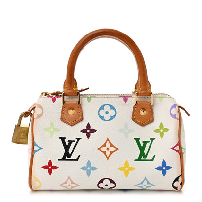 Louis Vuitton Monogram Multicolor Mini Sac HL Speedy White 1 of 9