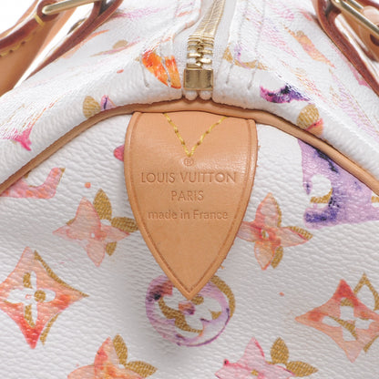 Louis Vuitton Watercolor Aquarelle Speedy 35 White 4 of 8