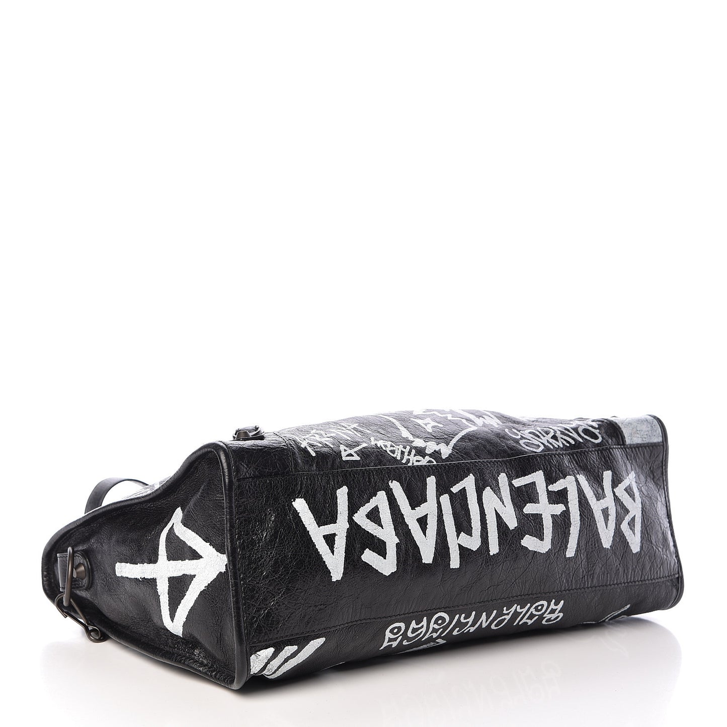 Agneau Arena Graffiti All Over Classic Hardware City Black White