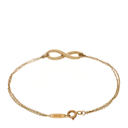 Tiffany 18K Yellow Gold Infinity Bracelet 2 of 3