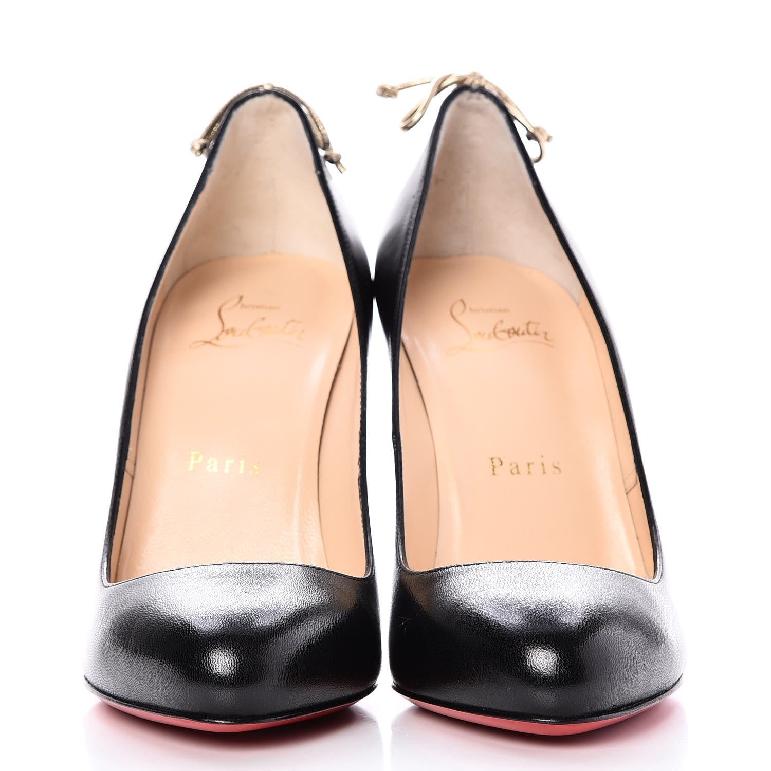 Christian Louboutin Nappa Very Gemma 100 Pumps 36.5 Black 2 of 8