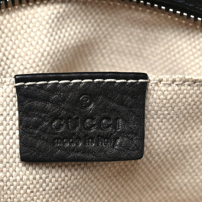 Gucci Pebbled Calfskin Studded Small Soho Disco Bag Black 5 of 10