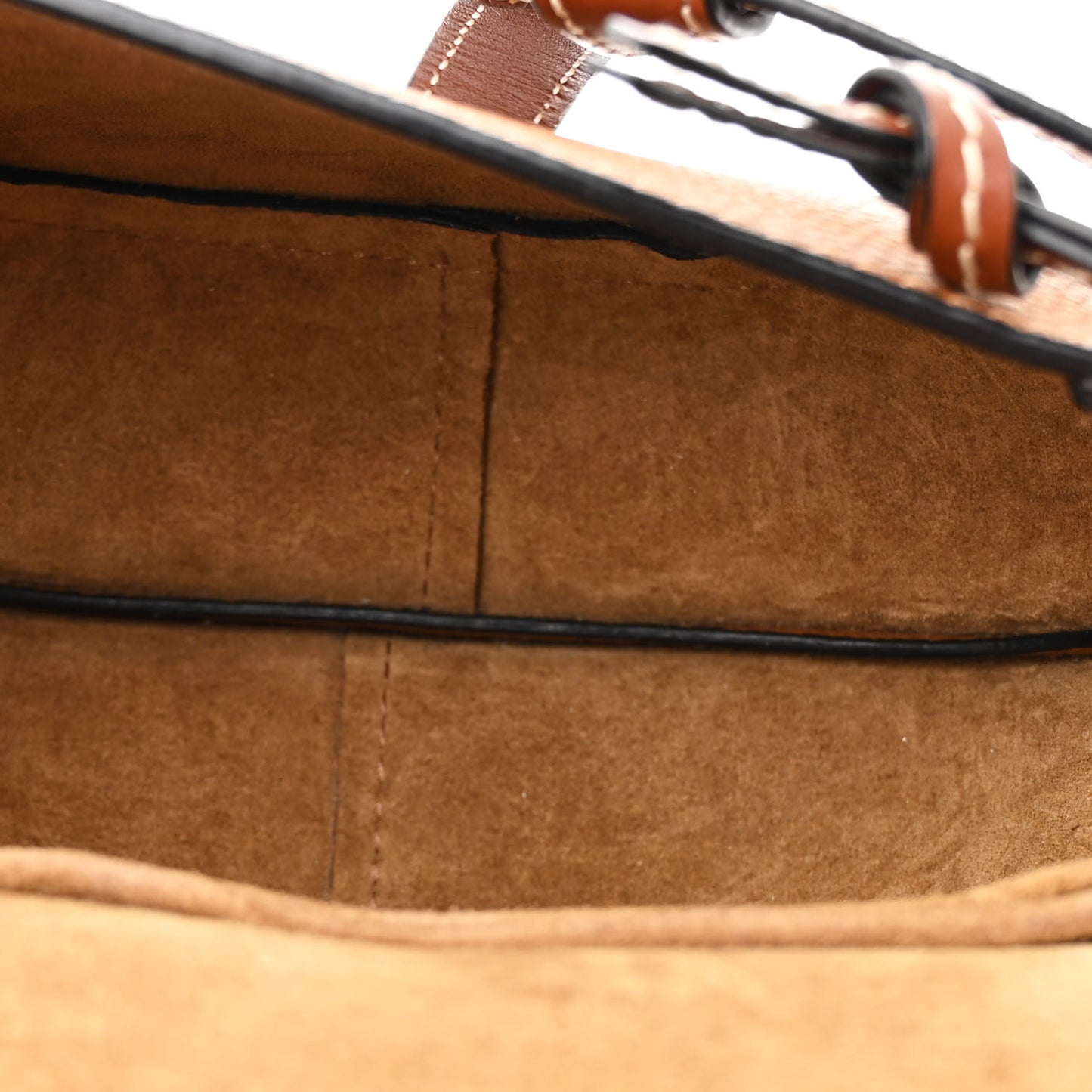 Grained Calfskin Mini Gate Crossbody Bag Caramel Pecan