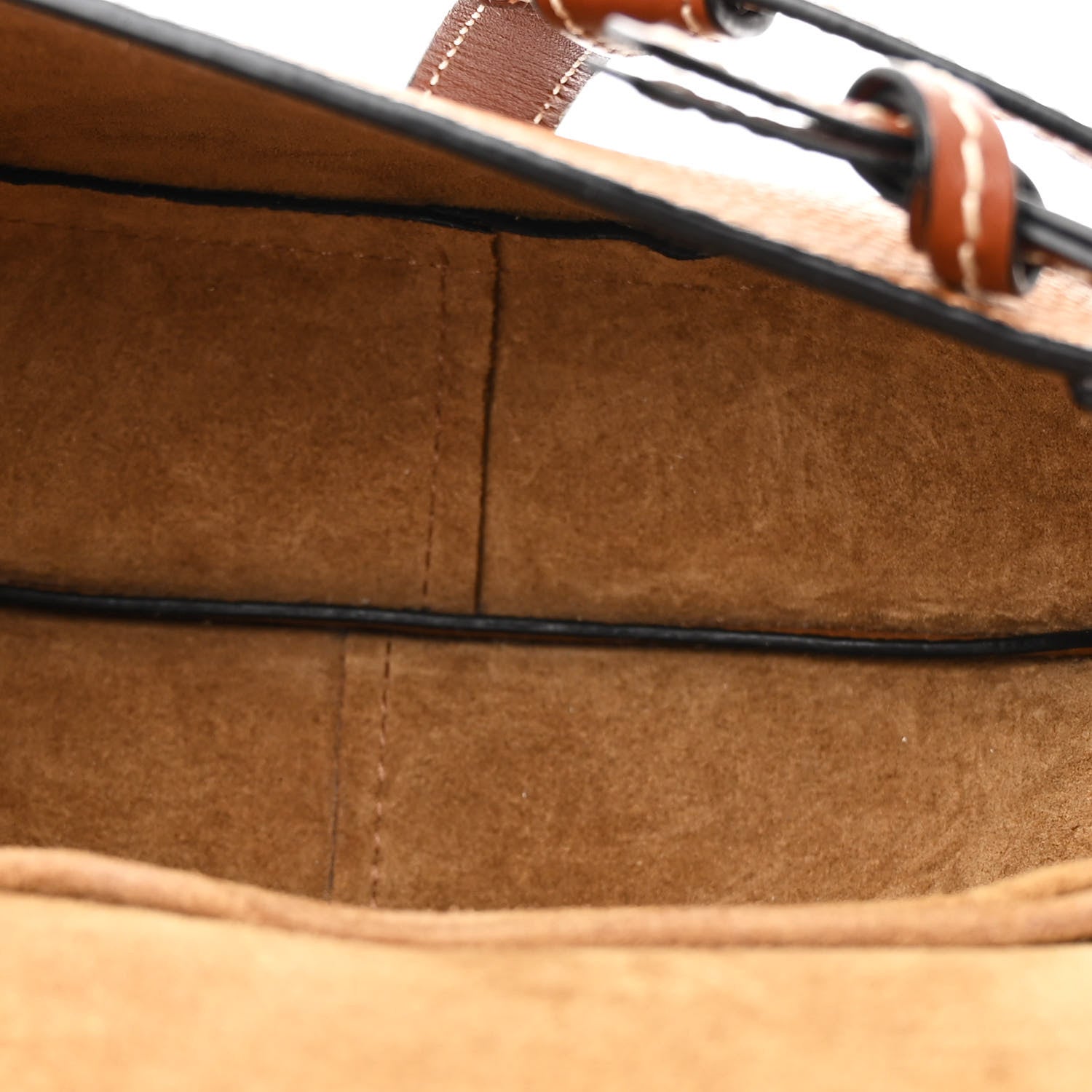 Loewe Grained Calfskin Mini Gate Crossbody Bag Caramel Pecan 5 of 10