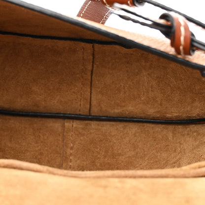 Loewe Grained Calfskin Mini Gate Crossbody Bag Caramel Pecan 5 of 10