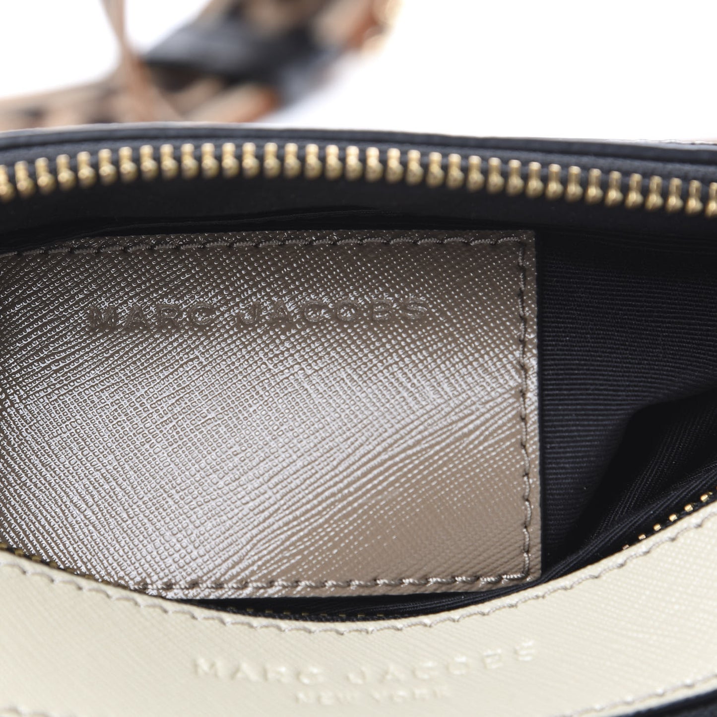 Saffiano Small Snapshot Camera Bag French Grey