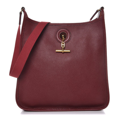 Hermes Togo Vespa PM Rouge H 1 of 12