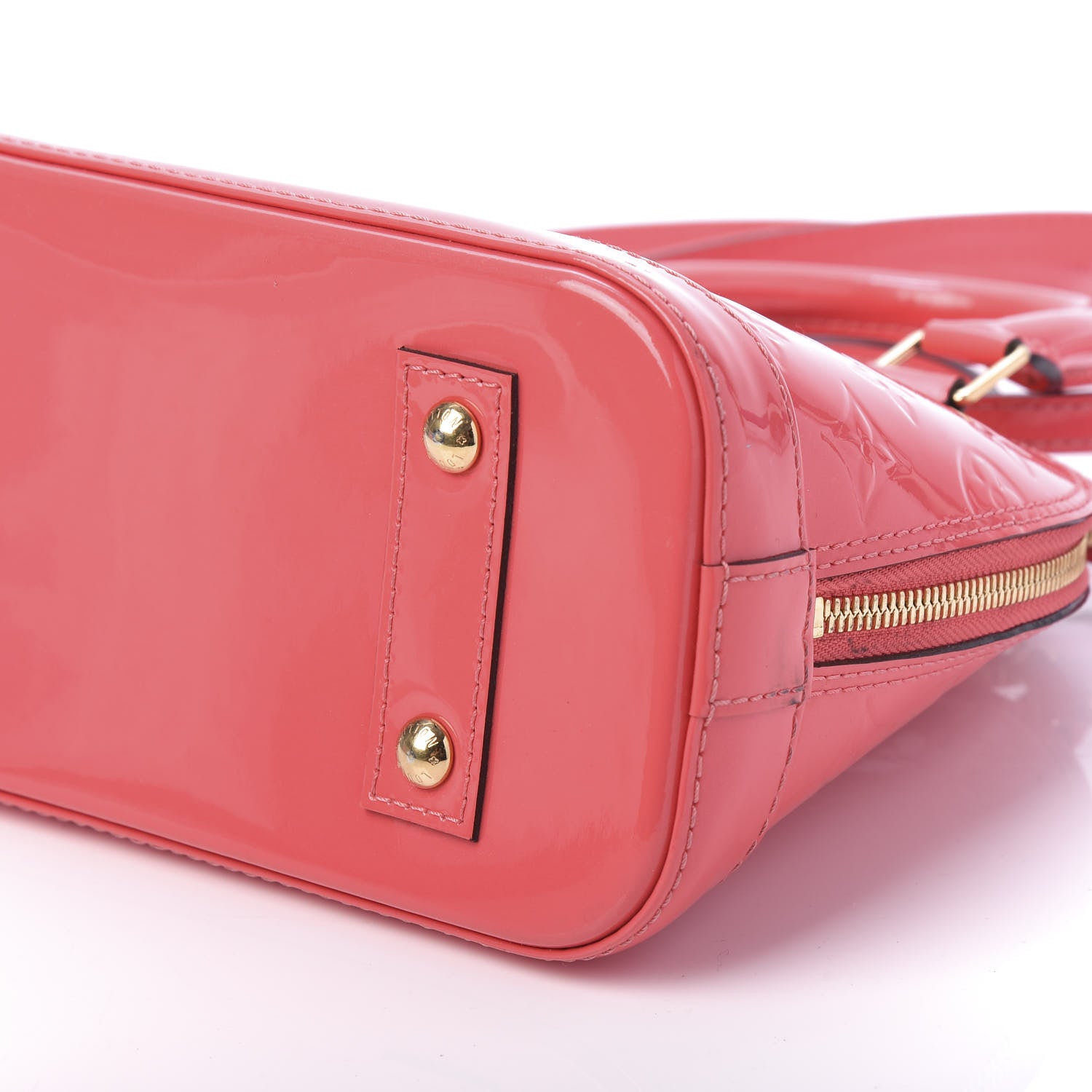 Louis Vuitton Vernis Alma BB Rose Litchi 7 of 10