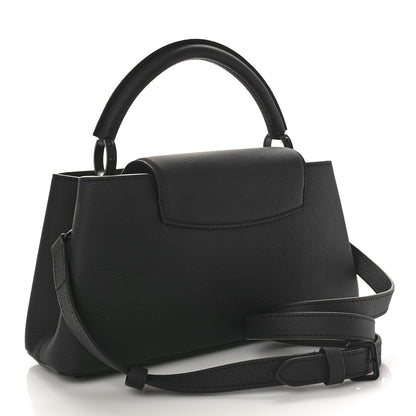 Louis Vuitton Taurillon Capucines East West MM Matte Black 3 of 8