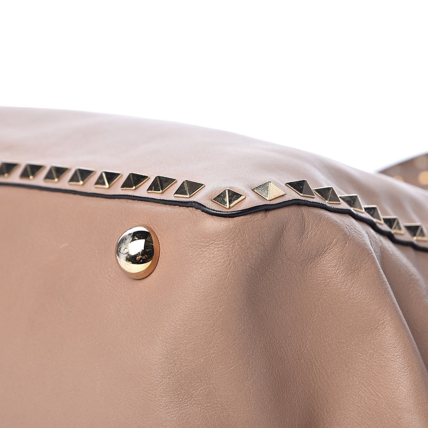 Vitello Medium Rockstud Tote Alpaca