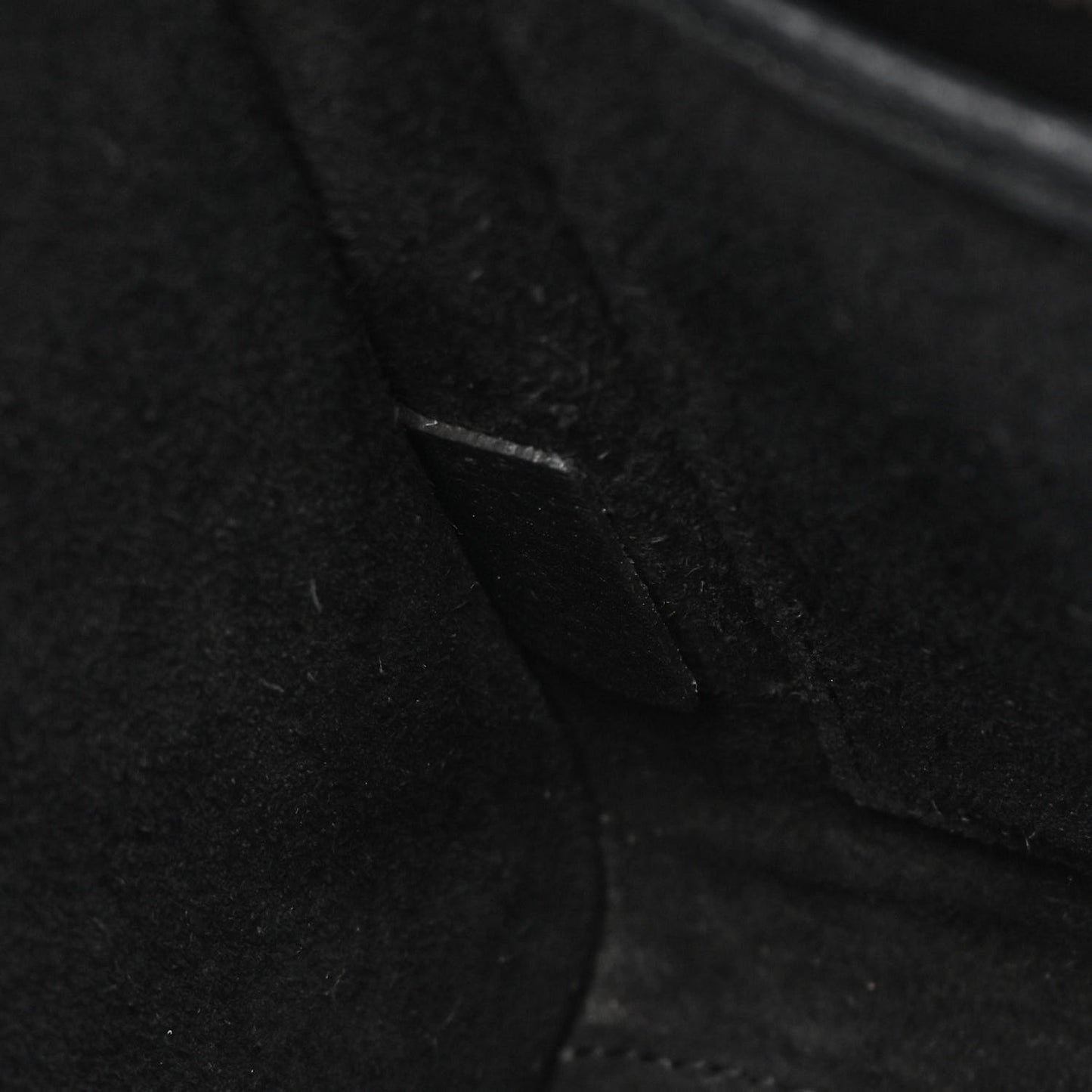 Drummed Calfskin Nano Luggage Black