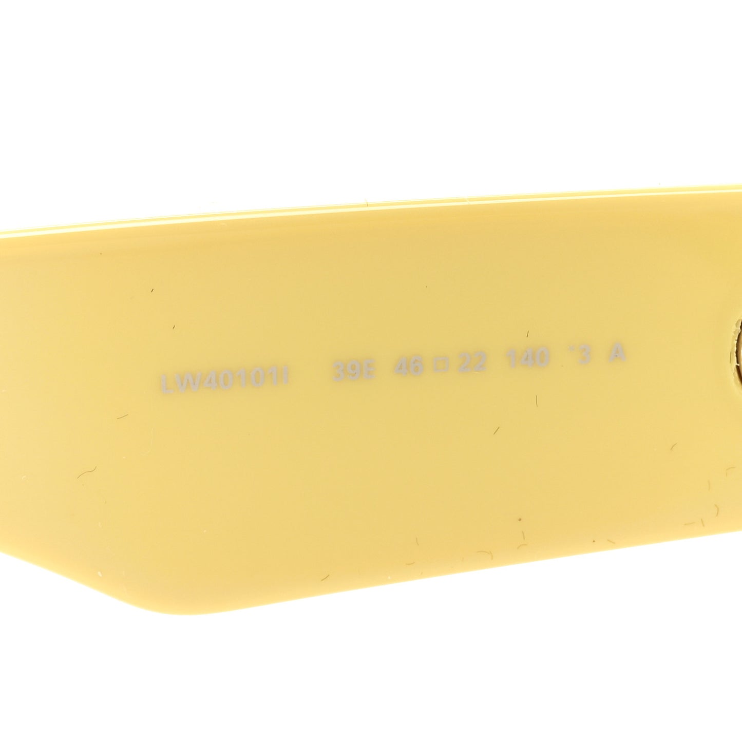 Acetate Anagram Rectangle Sunglasses LW40404I Yellow