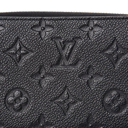 Louis Vuitton Empreinte Zippy Wallet Black 9 of 9