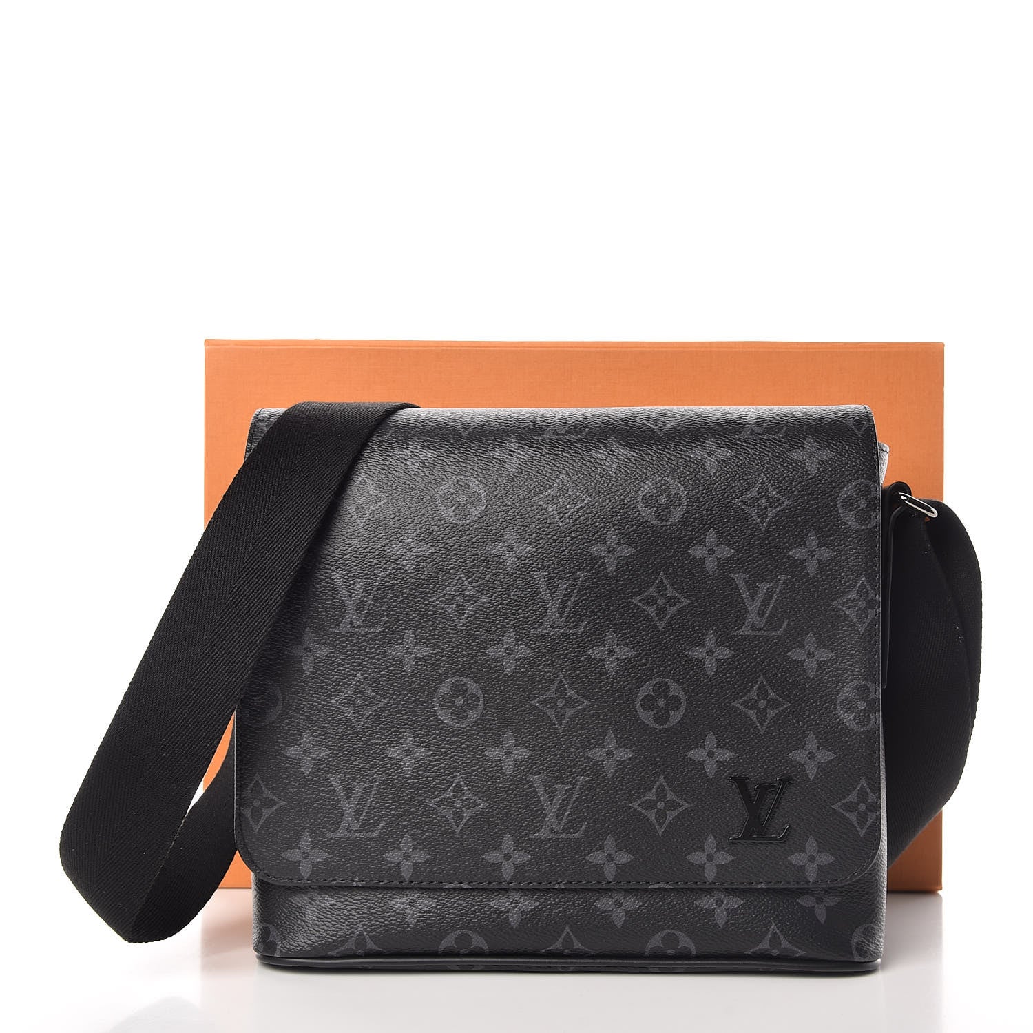 Louis Vuitton Monogram Eclipse District PM Black 10 of 10