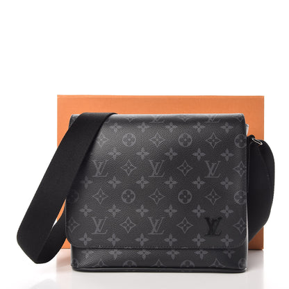 Louis Vuitton Monogram Eclipse District PM Black 10 of 10