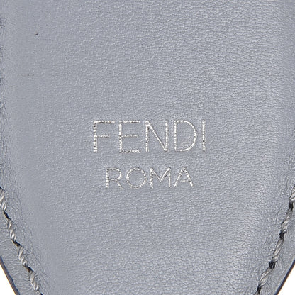 Fendi Vitello Dolce Flowerland Bi-Color Studded Strap You Blueberry Azzurro Polvere Multicolor 6 of 6