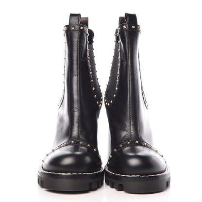 Louis Vuitton Calfskin Rockabilly Chelsea Ankle Boots 36 Black 2 of 10